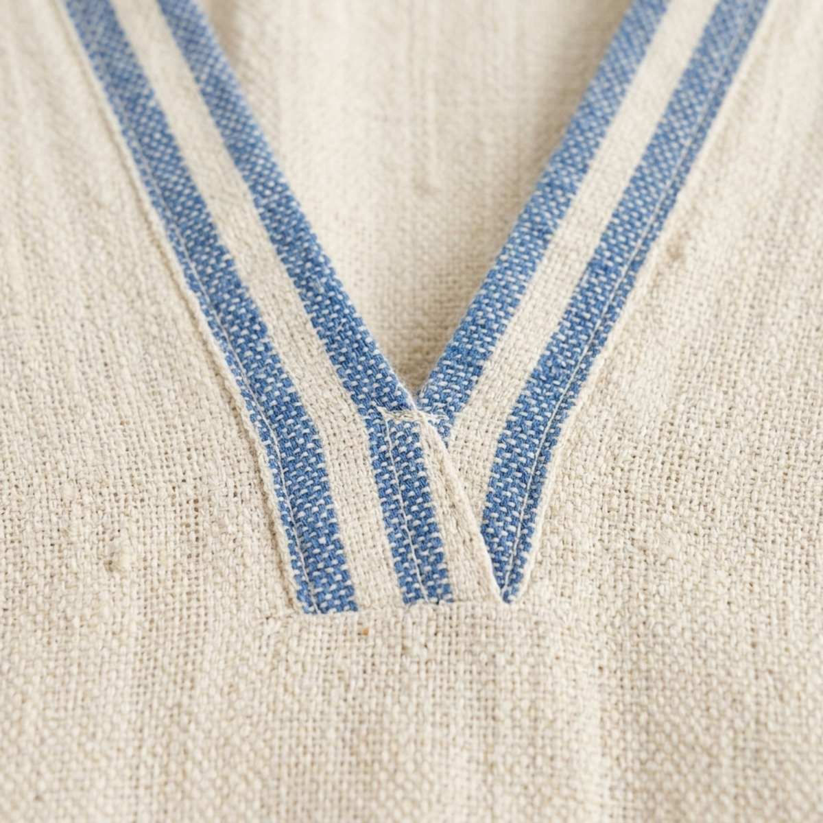 Striped kimono tunic for women — loose fit — beach and travel — product view
