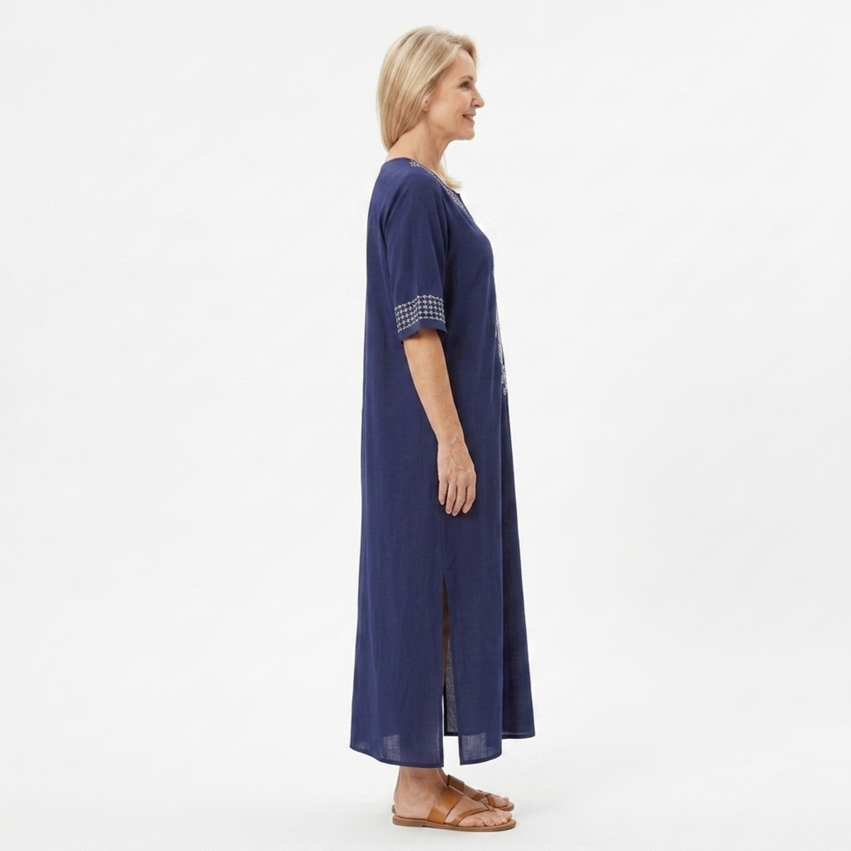 Long beach kimono robe — loose fit — summer vacation — product view