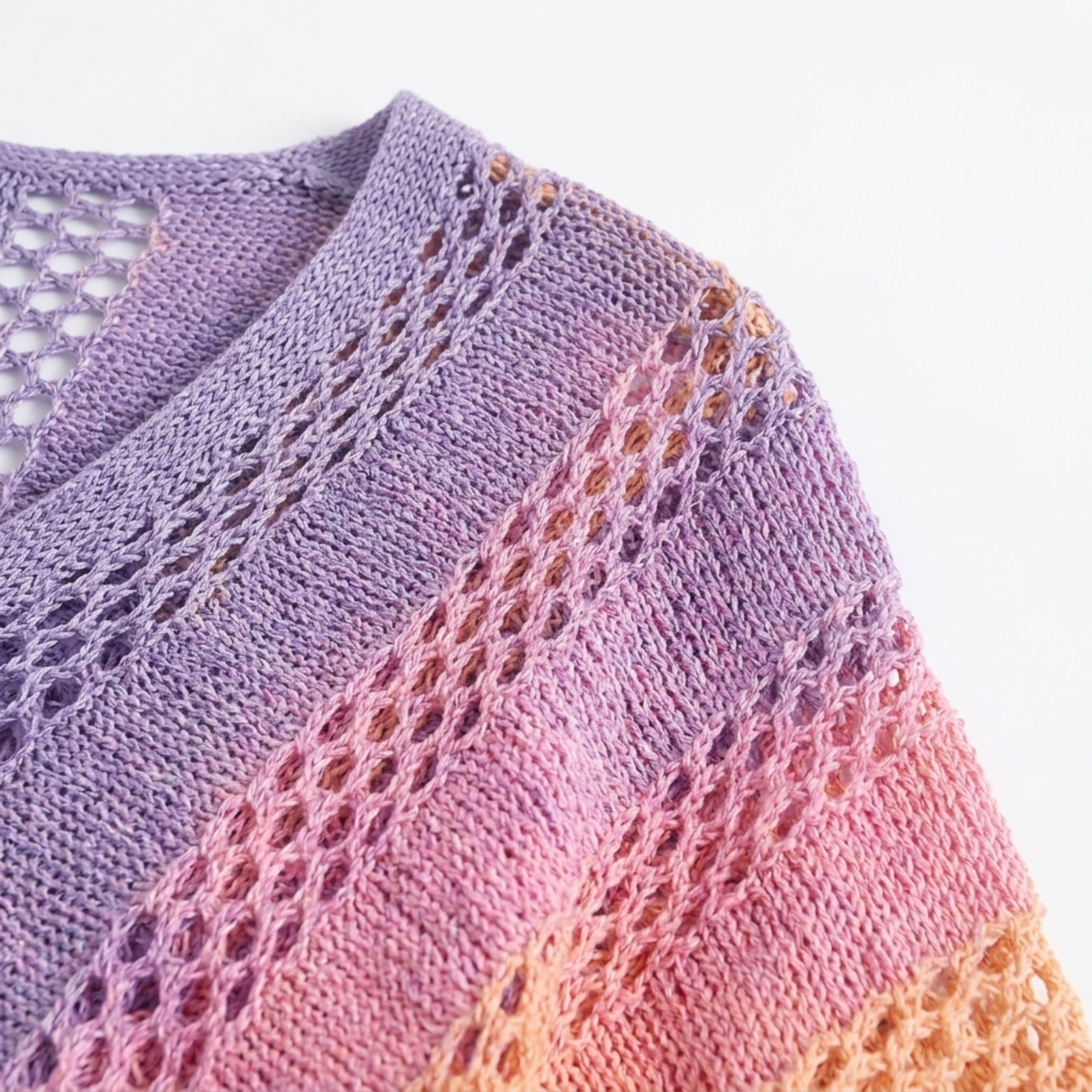Women's beach kimono robe — loose crochet fit — summer vacation — product view