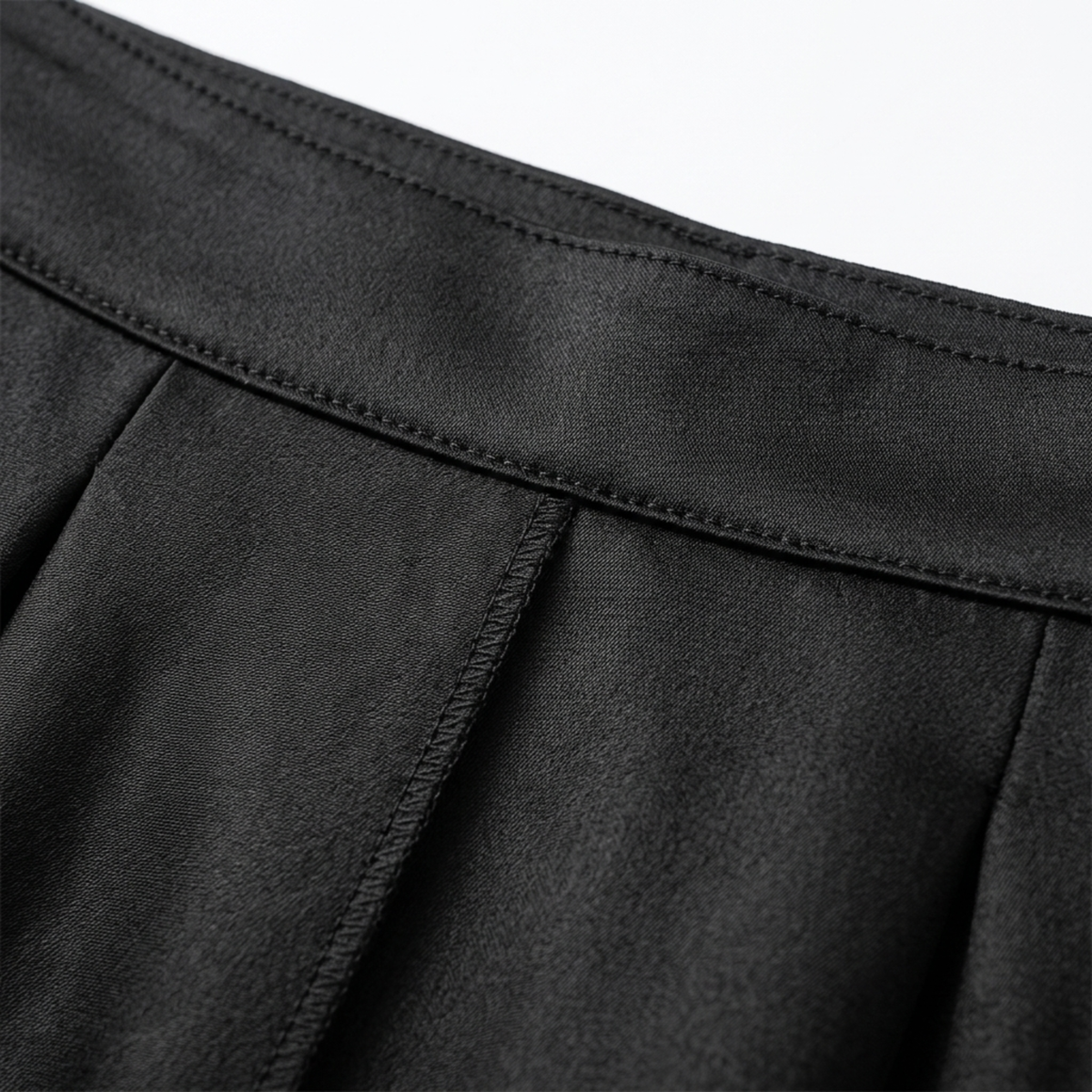 Maxirock für Damen mit Satin-Finish und hoher Taille — Produktansicht