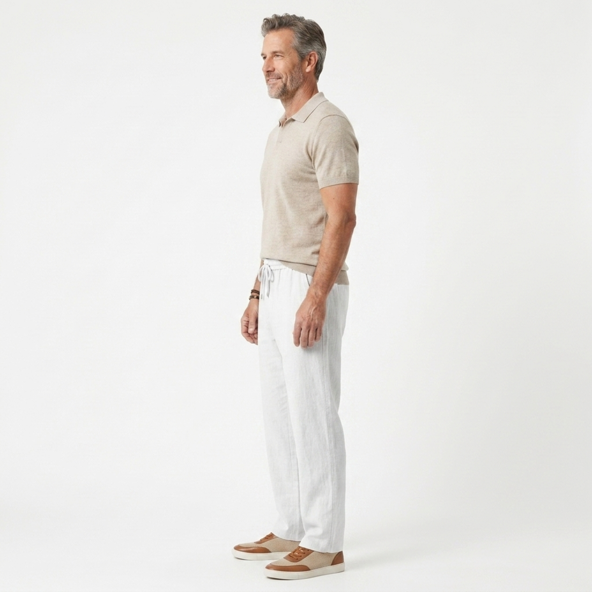 Men's straight-cut pants — travel and everyday wear — product view