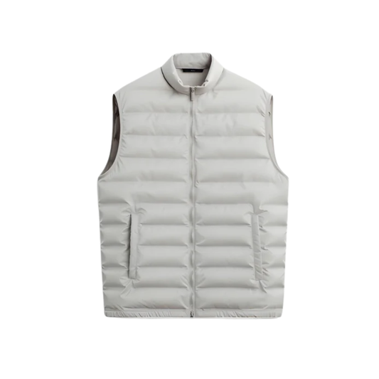 Men's sleeveless vest — slim fit — outdoor and leisure — Gray