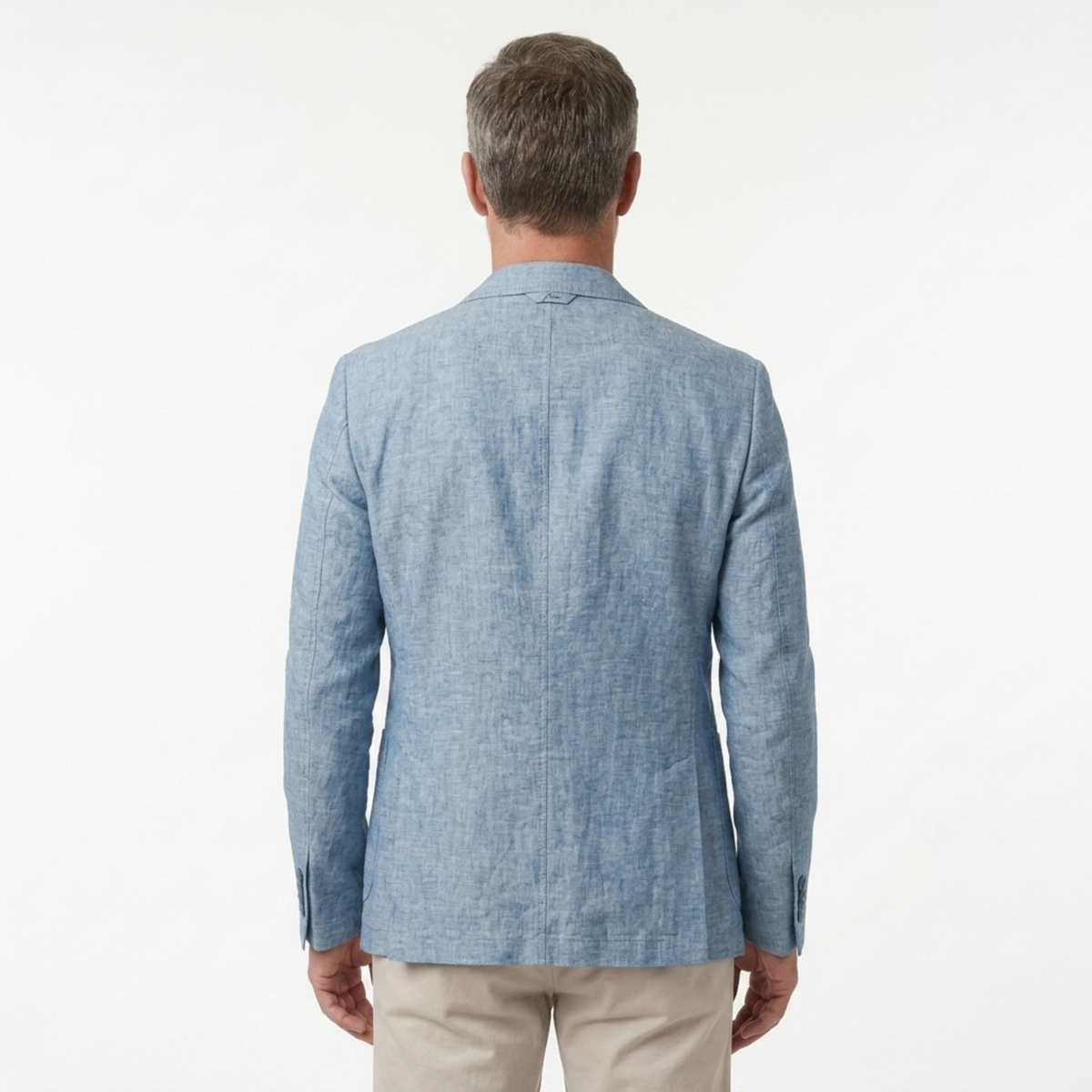 Men's blazer jacket — slim fit — wedding and summer — Light Blue
