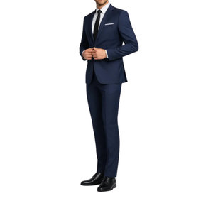 Herren-Anzug in Slim Fit – Zweiteiler – für Büro und formelle Anlässe — Marineblau