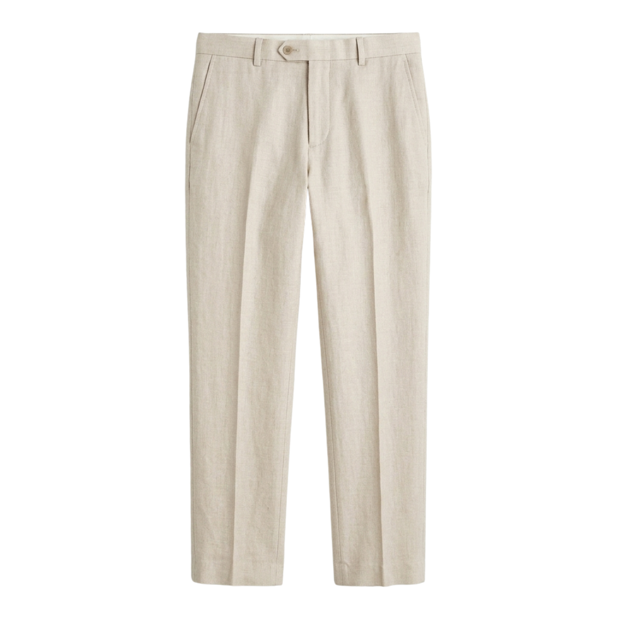 Men's pants — straight cut — vacation and beach — Beige
