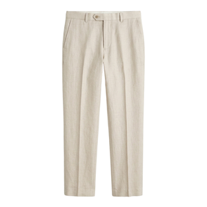 Men's pants — straight cut — vacation and beach — Beige