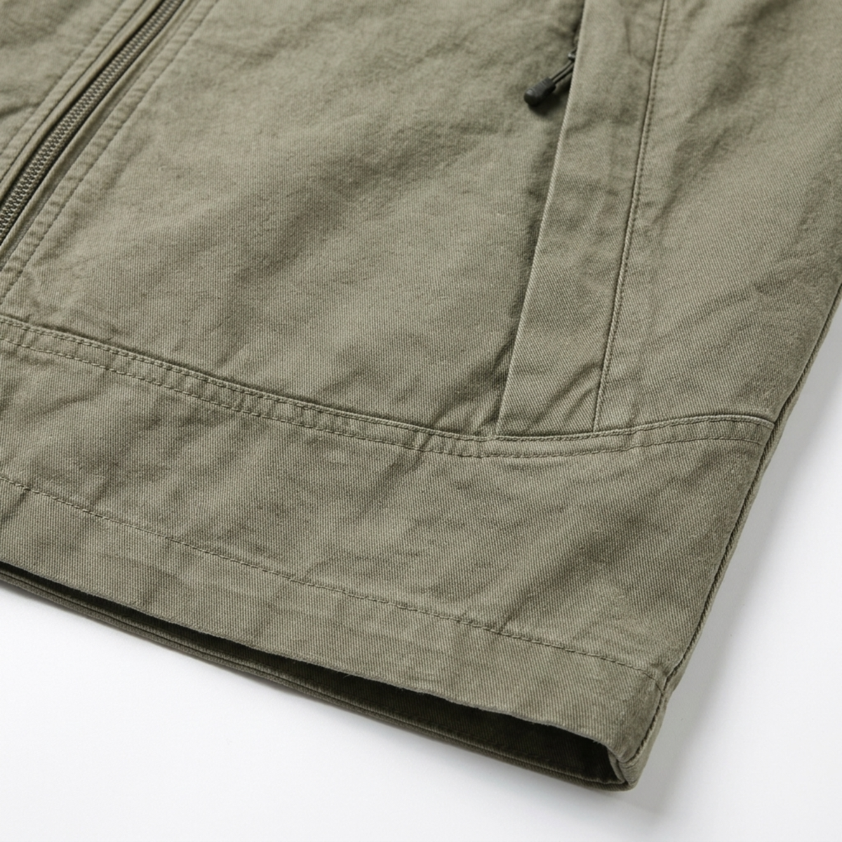 Men's sleeveless vest — zippered pockets — outerwear and mid-season — product view