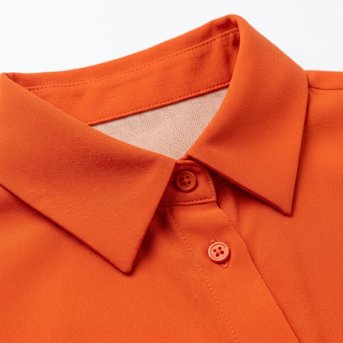 Women's fluid blouse — V-neck — office and evening — product view