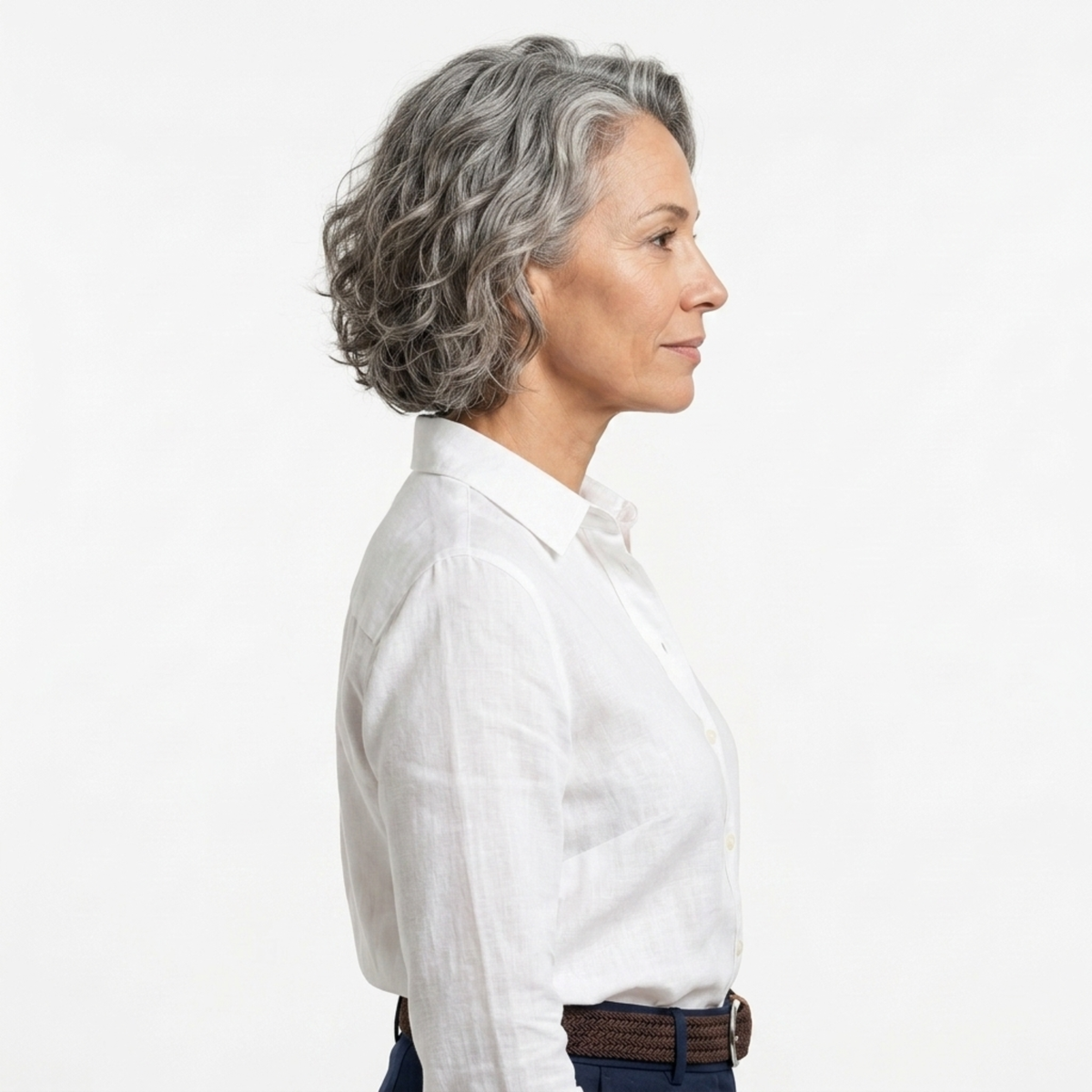 Men's braided belt — finishes — adjustable and casual — product view