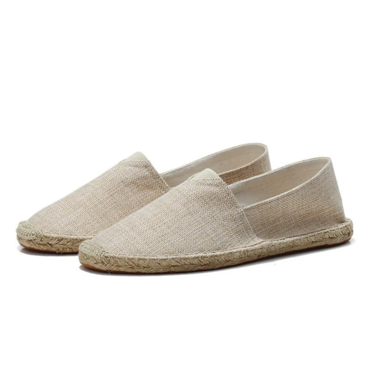 Espadrilles für Herren aus Canvas zum Hineinschlüpfen — Beige