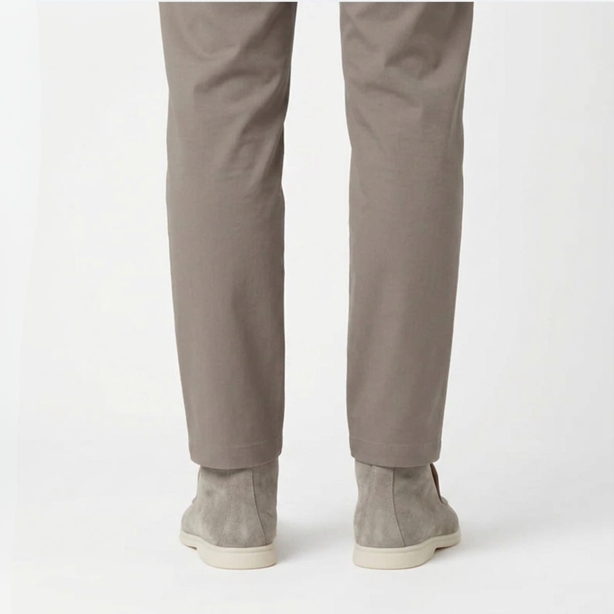 Men's high moccasins — slip-on ankle boots — casual chic office style — product view