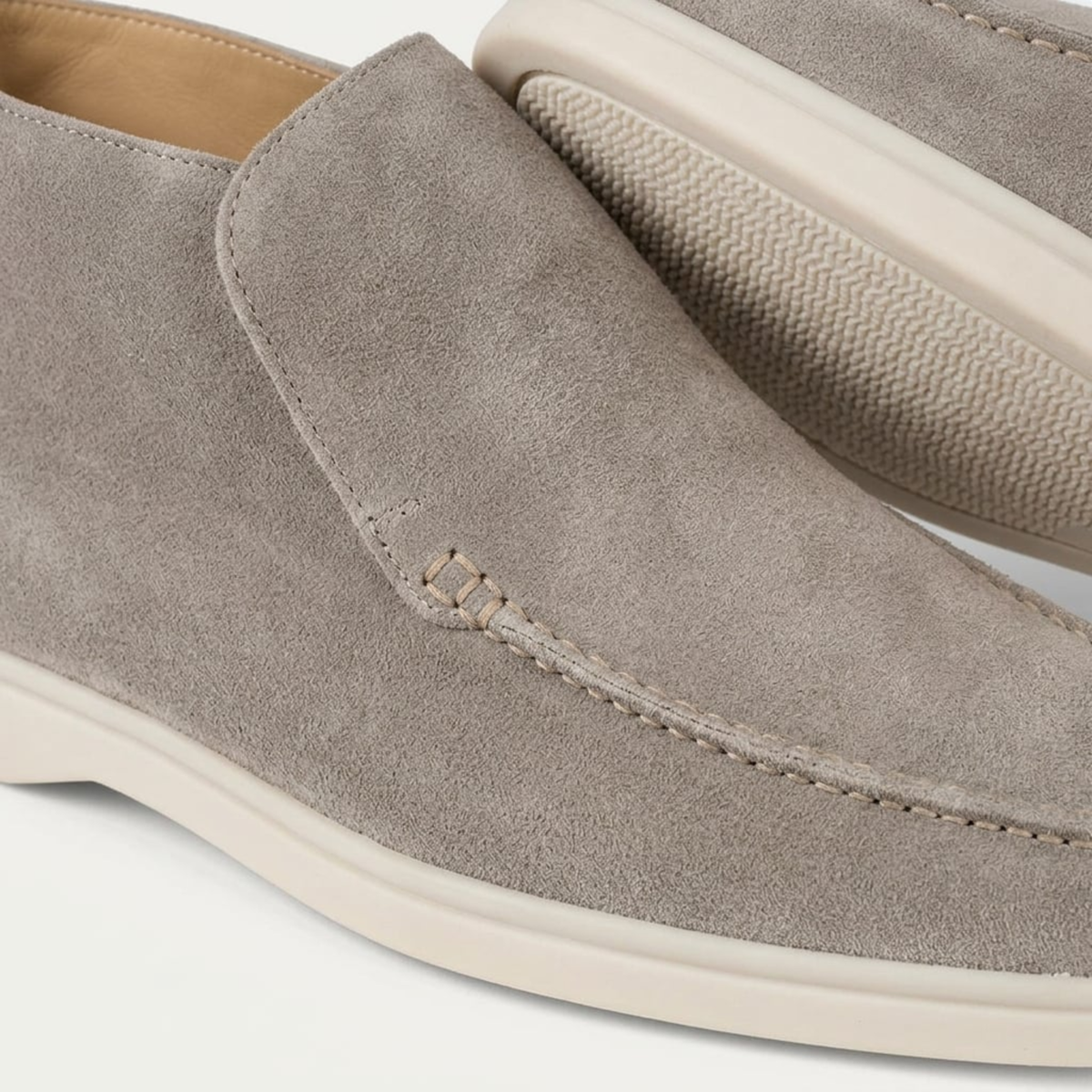 Men's high moccasins — slip-on ankle boots — casual chic office style — product view