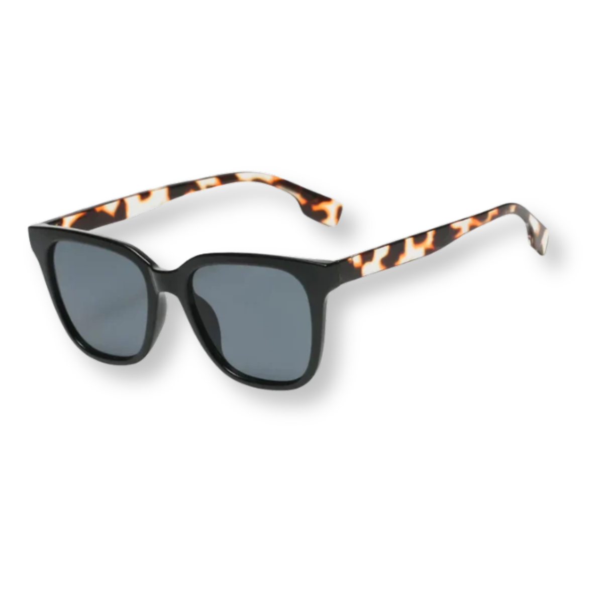 Women's Oversized Square Sunglasses – Thick Frame and Tinted Lenses — Black