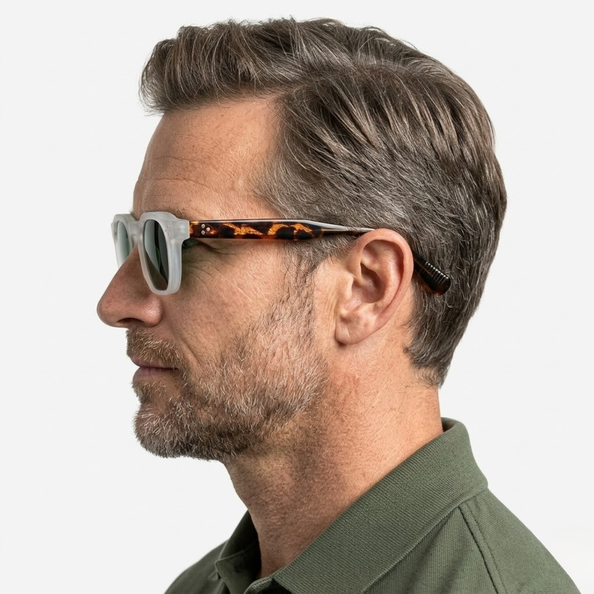 Square Sunglasses with Frame — product view