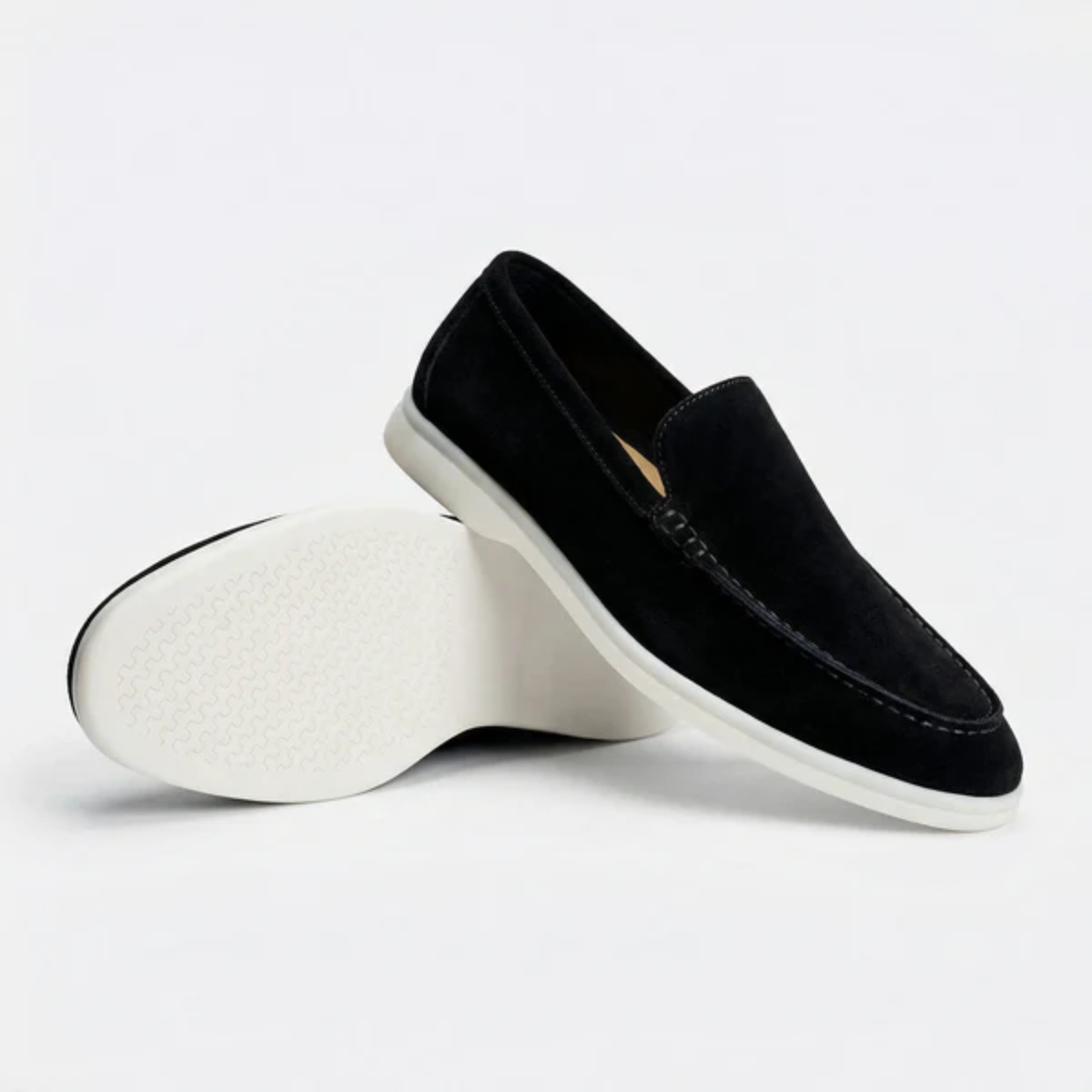 Men's moccasins — lightweight and flexible sole — Black