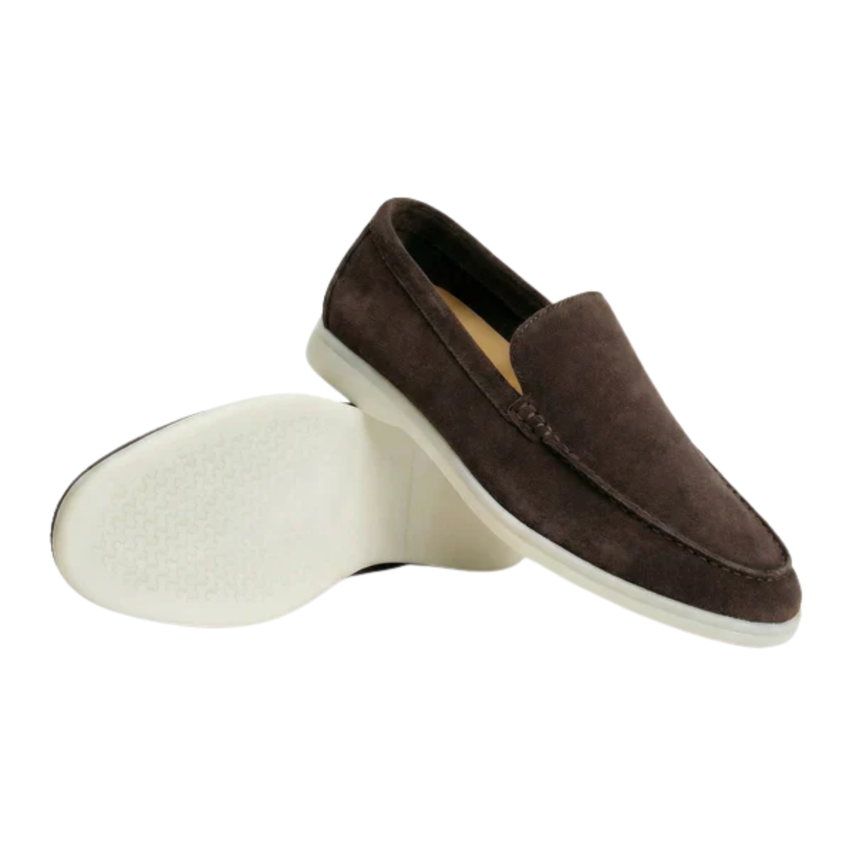 Men's moccasins — lightweight and flexible sole — Coffee