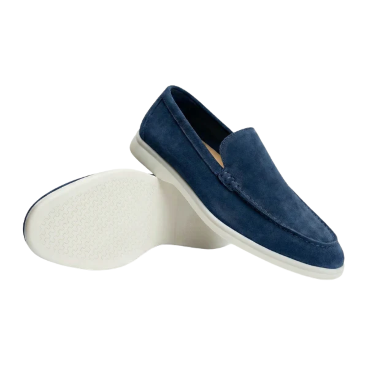 Men's moccasins — lightweight and flexible sole — Blue