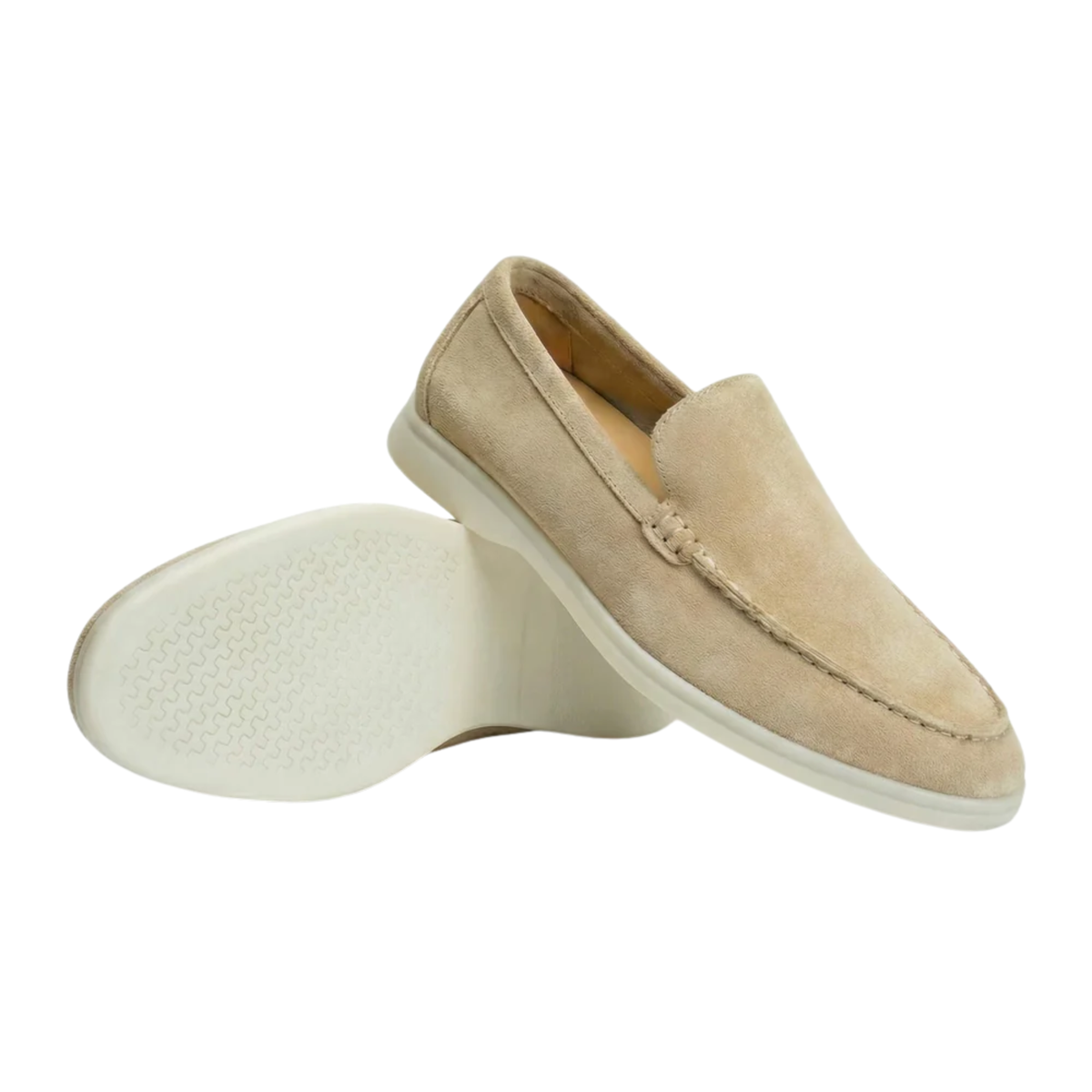 Men's moccasins — lightweight and flexible sole — Beige