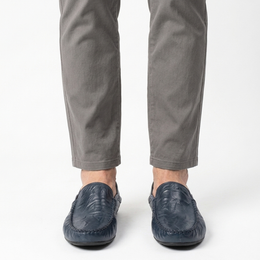 Men's moccasins — foldable heel — travel and casual style — product view