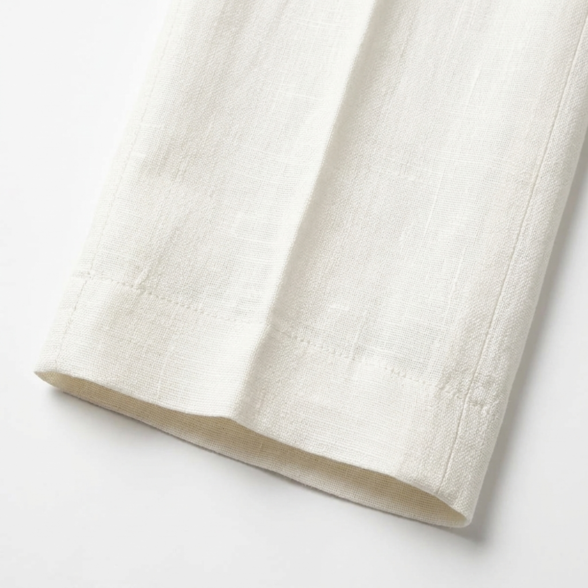 Men's dress pants — double pleat — formal ceremonies — Ivory