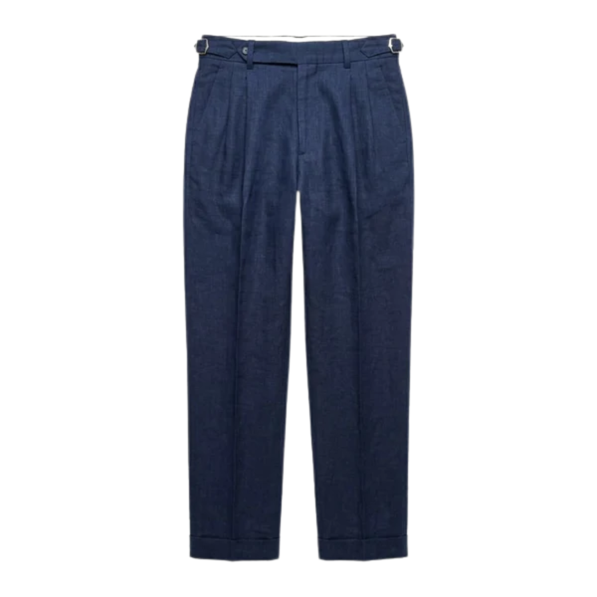 Men's dress pants — double pleat — formal ceremonies — Navy Blue