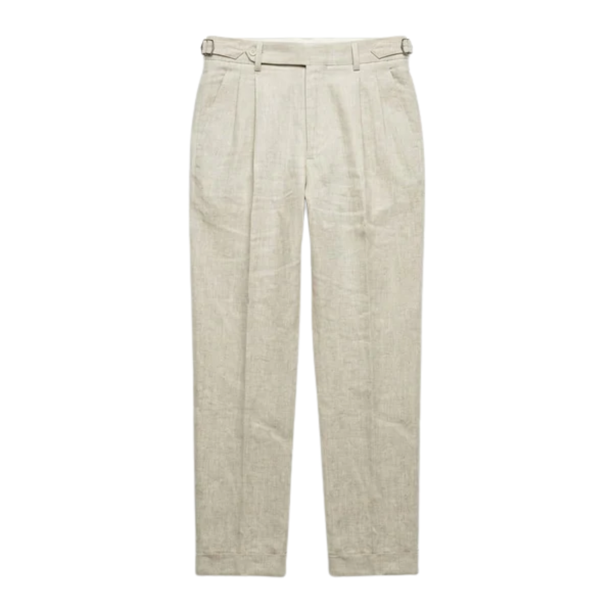 Men's dress pants — double pleat — formal ceremonies — Beige