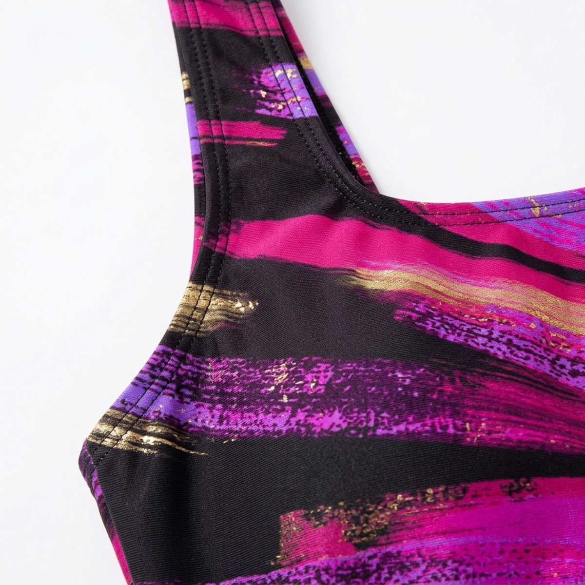Women's swimsuit — shaping square neckline — holidays and pool — product view