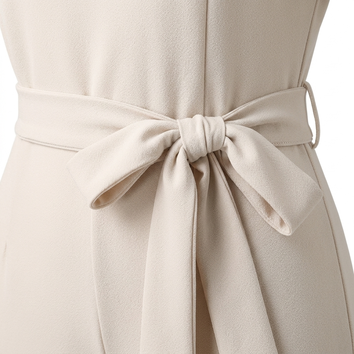 Women's wide-leg jumpsuit — with belt and short sleeves — beach — product view