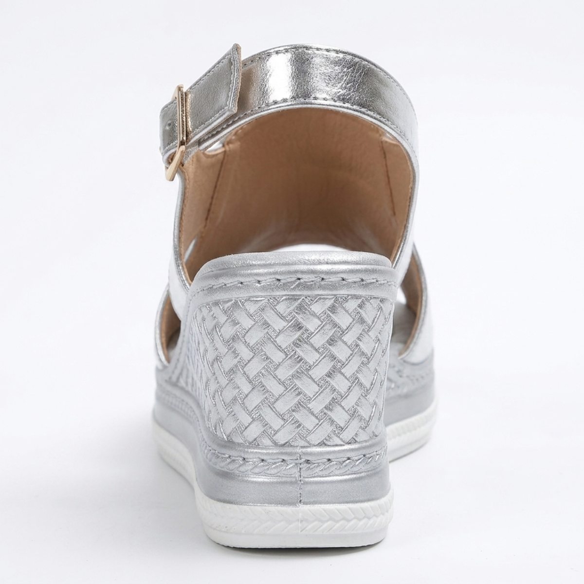 Women's wedge heel sandals — comfort and support — vacation — product view