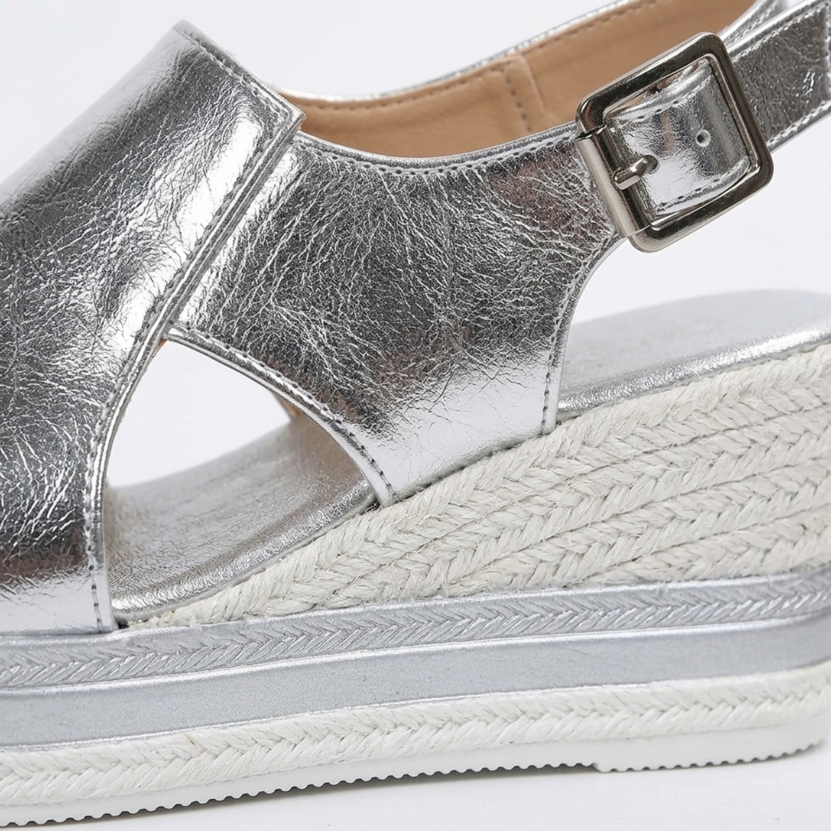 Women's wedge heel sandals — comfort and support — vacation — product view