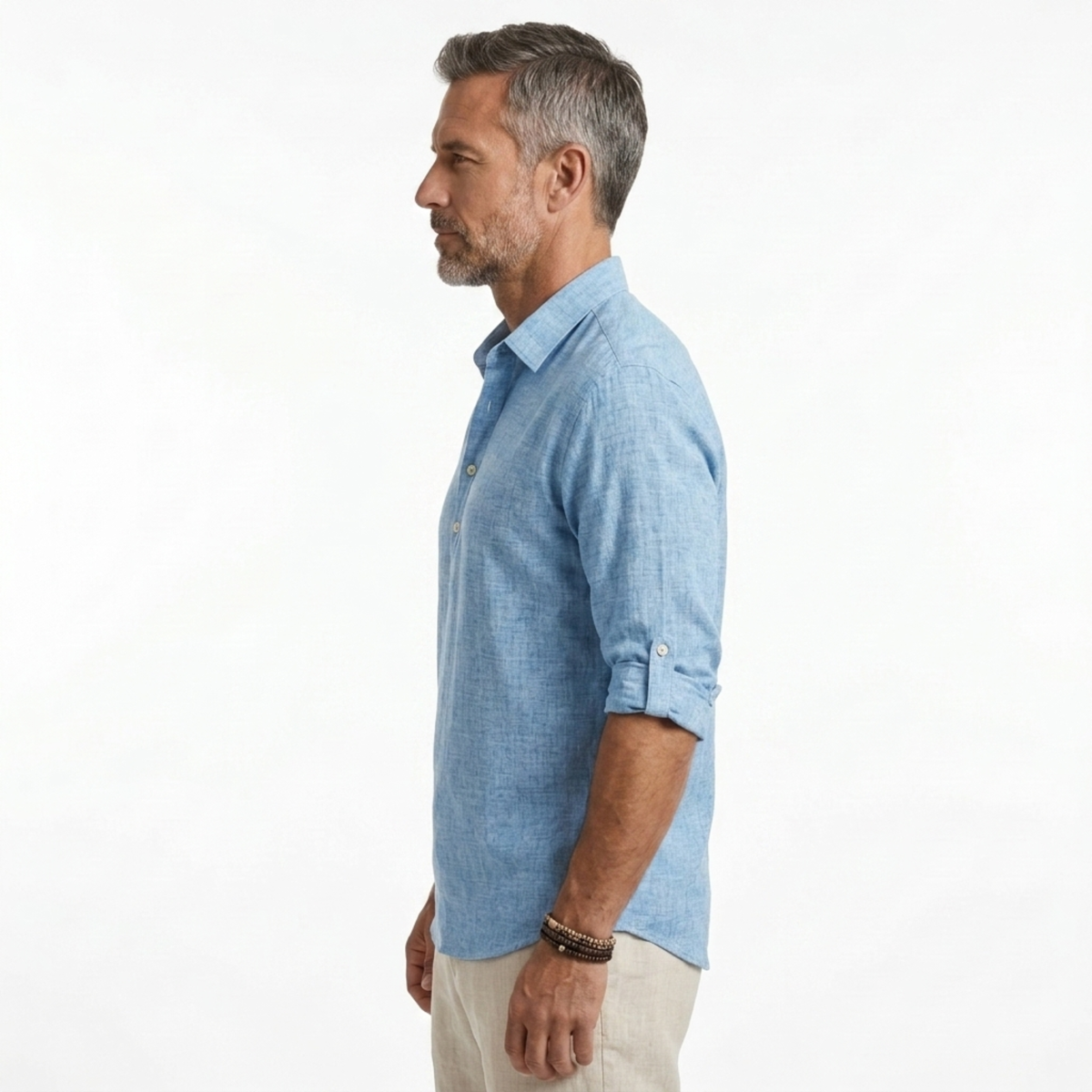 Men's short-sleeve polo — vacation — product view