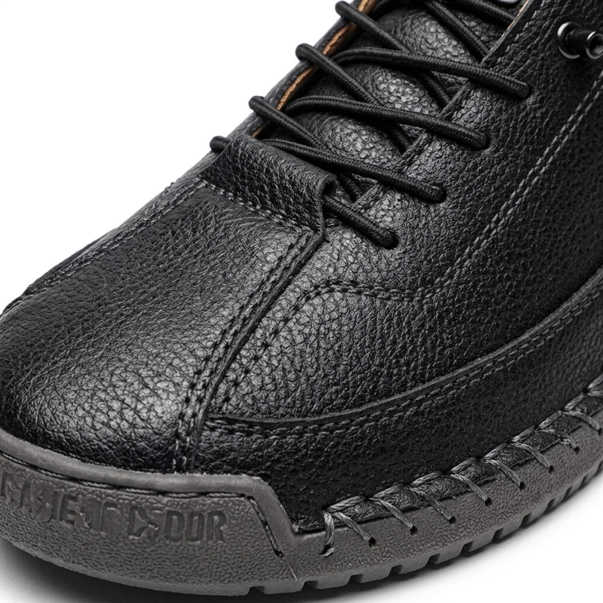 Women's comfort sneakers — laces and topstitching — casual style — product view