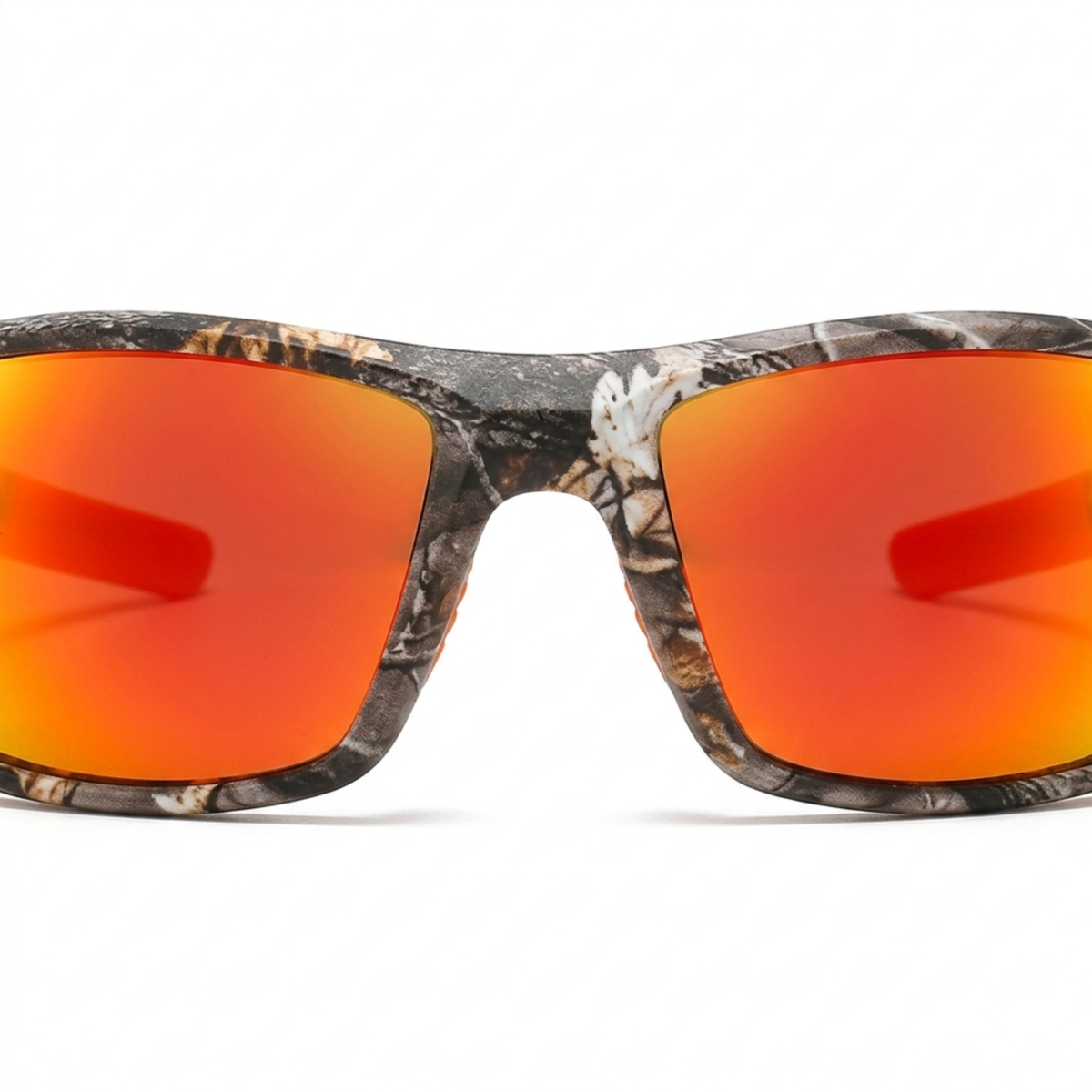 Sport sunglasses — lenses and camouflage frame — product view