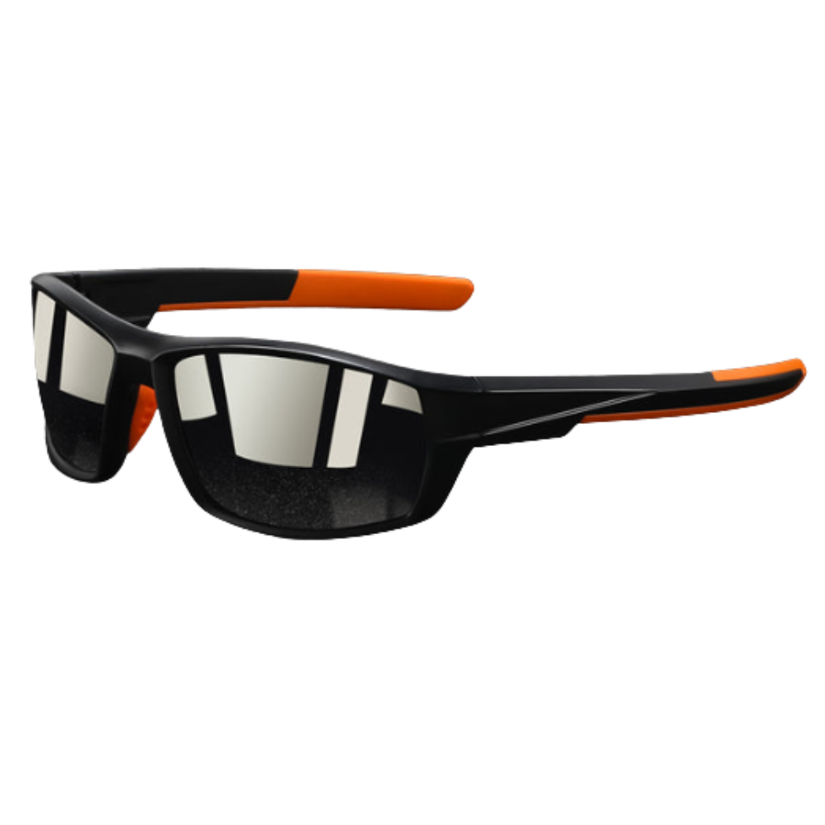 Sport sunglasses — lenses and camouflage frame — Black