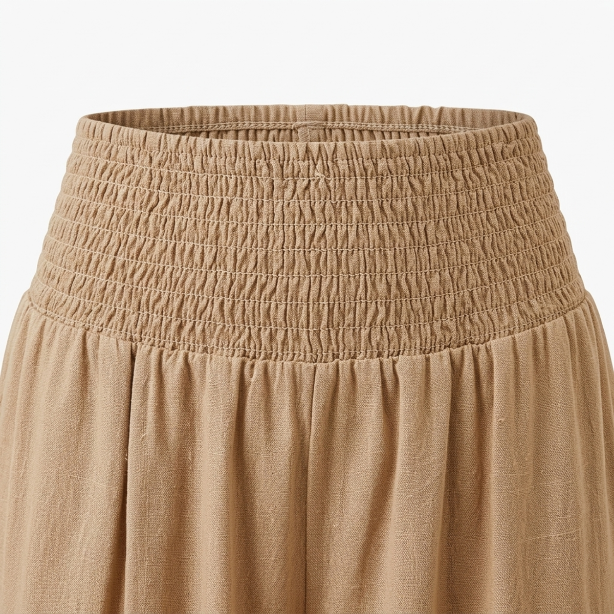 Women's Straight-Leg Pants with Elastic Waist — product view