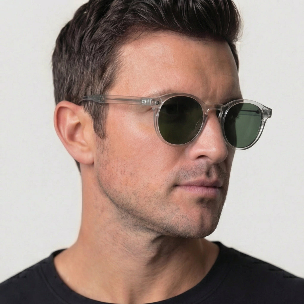 Lunettes de soleil pour homme — Clair/Vert