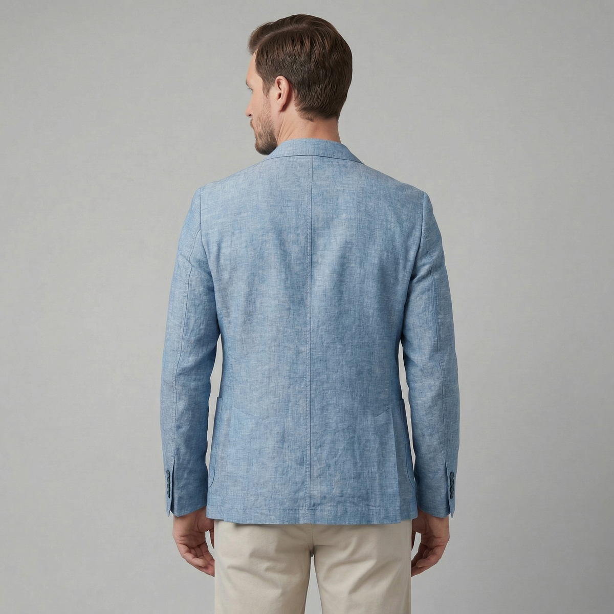 Men's jacket | elegant holiday blazer — Light Blue
