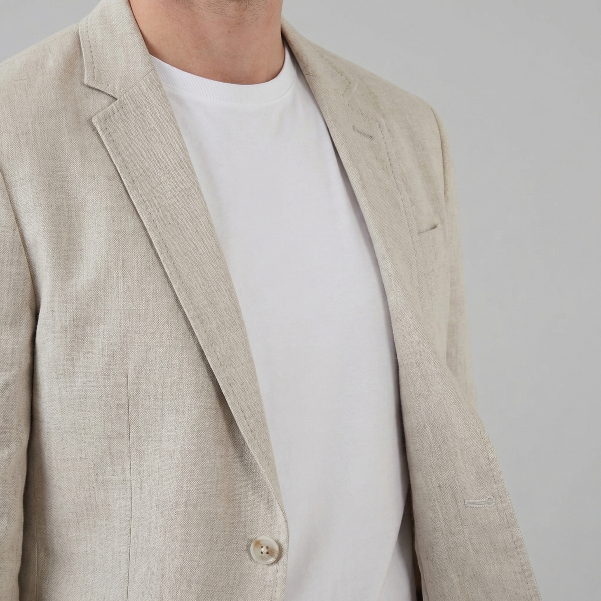 Men's jacket | elegant holiday blazer — Beige
