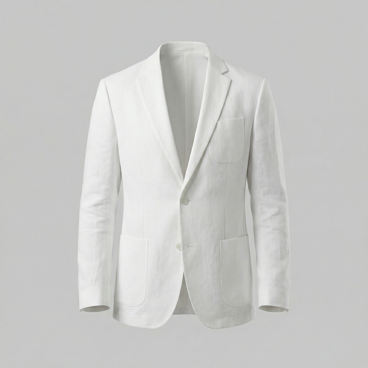 Men's jacket | elegant holiday blazer — White