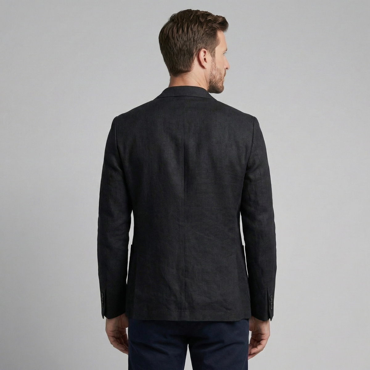 Men's jacket | elegant holiday blazer — Black