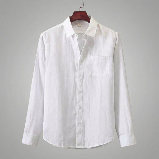Men's top | classic summer shirt — White