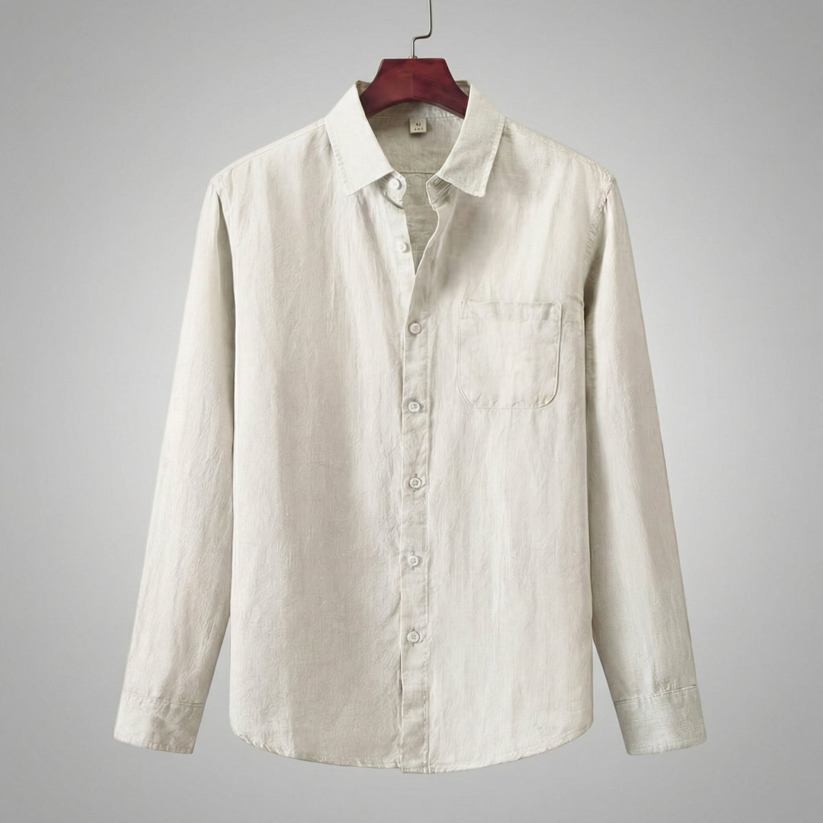 Men's top | classic summer shirt — Beige