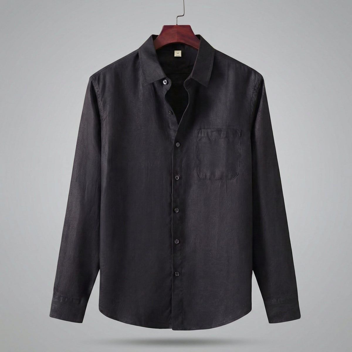 Men's top | classic summer shirt — Black