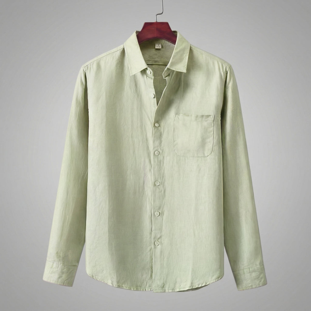 Men's top | classic summer shirt — Light Green
