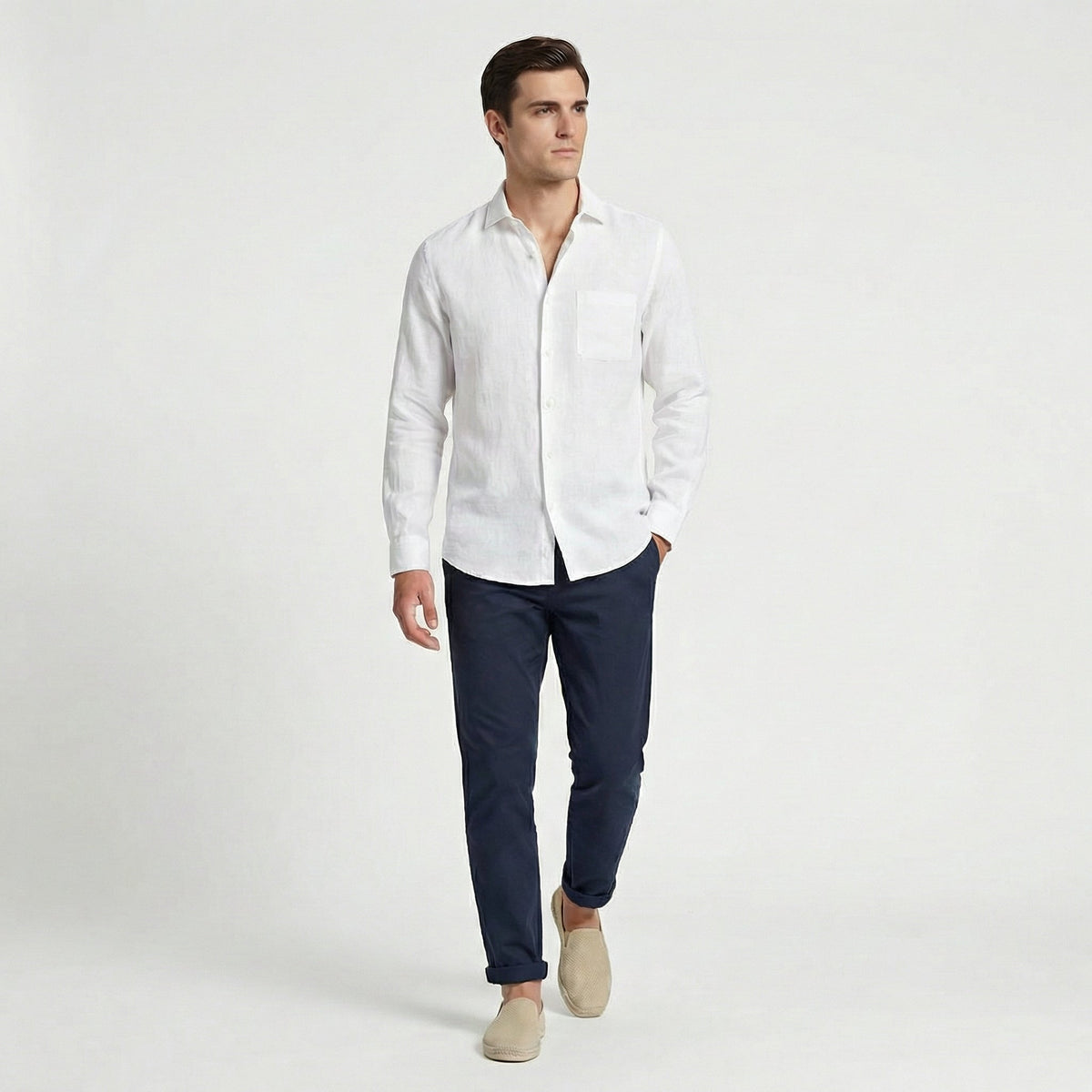 Men's top | classic summer shirt — product view