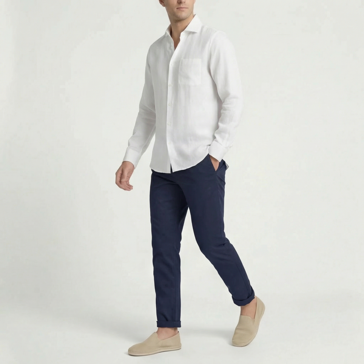 Men's top | classic summer shirt — product view