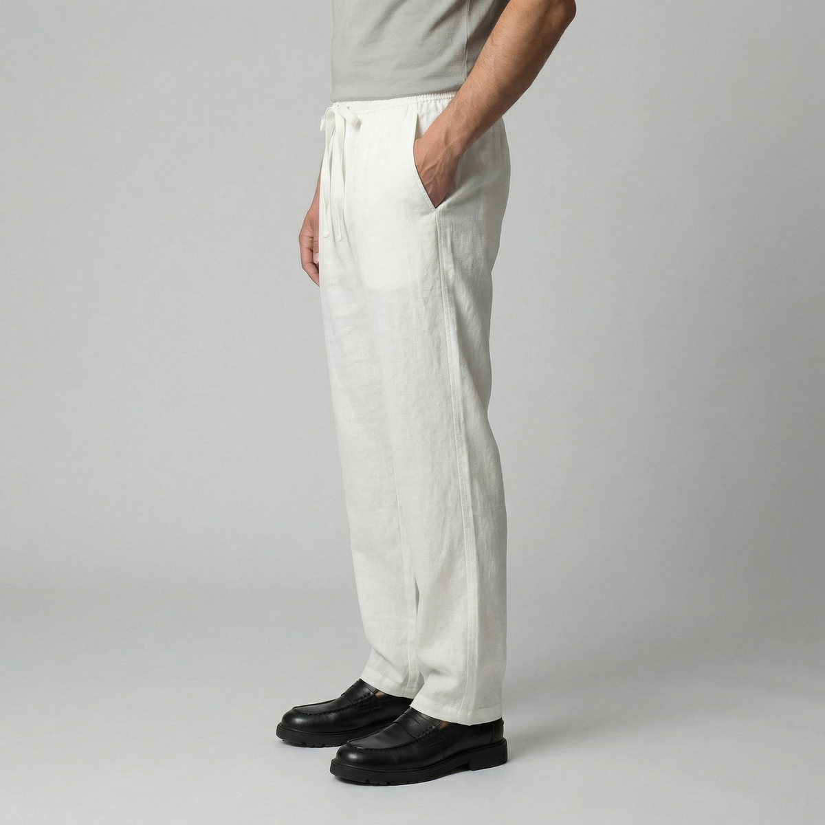 Slim pants | men's beach bottoms — product view