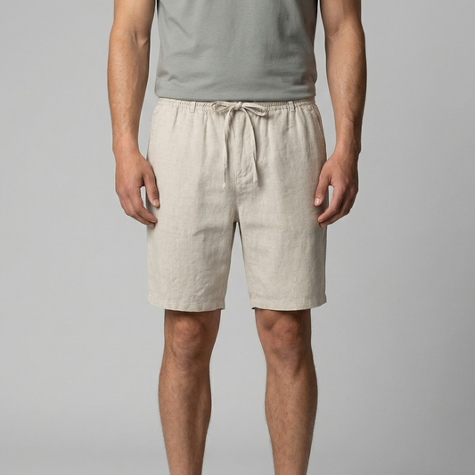 Men's bermuda shorts | daily beach shorts — Beige