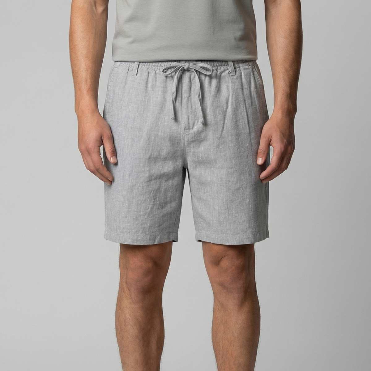 Men's bermuda shorts | daily beach shorts — Grey
