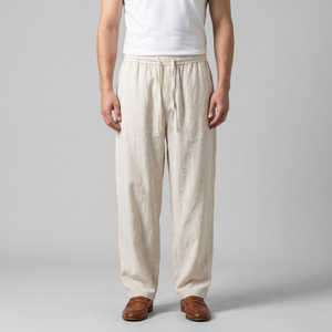 Men's Lightweight Baggy Pants — Beige